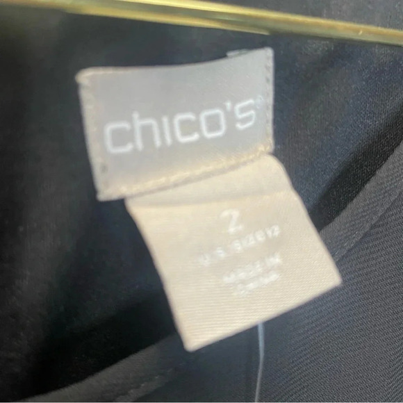 Chico’s Floral Blouson Flowy Maxi Length Dress - Picture 4 of 10